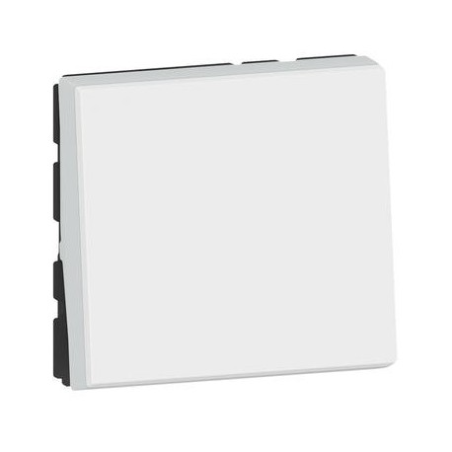 MECANISME BOUTON POUSSOIR 2 MODULES BLANC MOSAIC