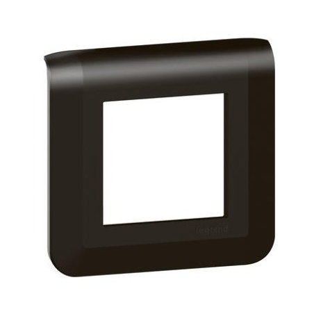 PLAQUE DE FINITION 2 MODULES MOSAIC NOIR