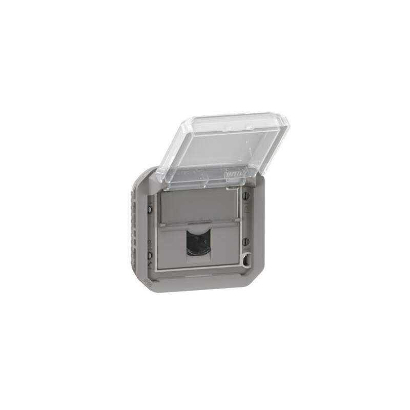 MECANISME PRISE RJ 45 GRIS PLEXO 2022