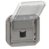 MECANISME PRISE RJ 45 GRIS PLEXO 2022