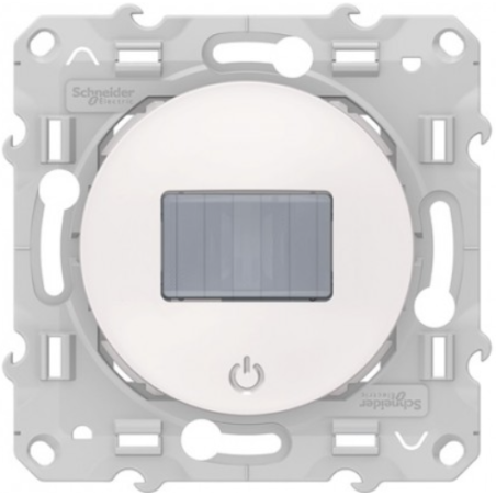 DETECTEUR DE PRESENCE ET DE MOUVEMENT 3 FILS ODACE BLANC