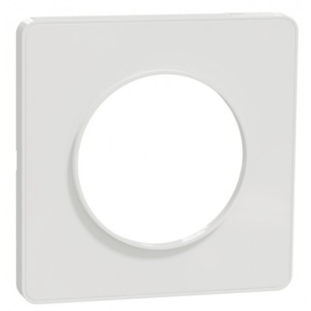 PLAQUE SIMPLE ODACE TOUCH BLANC