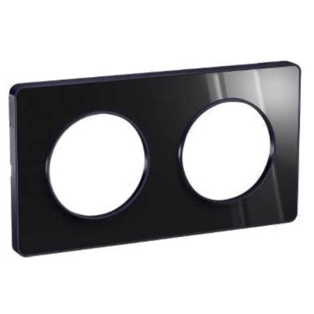 PLAQUE DOUBLE ODACE TOUCH ANTHRACITE